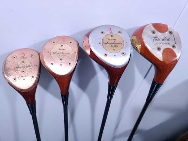 本間ゴルフ ヒロホンマ LB-280/LB-300 パーシモン 1W/3W/5W おまけ