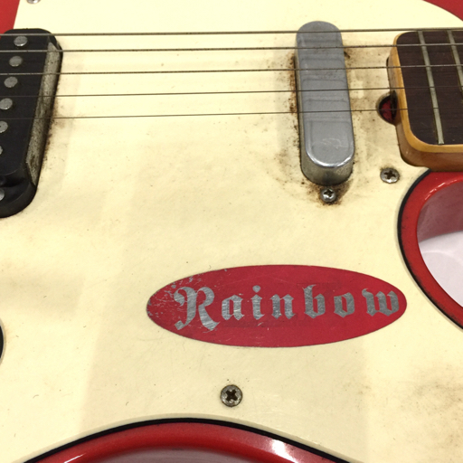 エルク エレキギター ビザール レッド系 現状品 ジャンク品 ケースなし