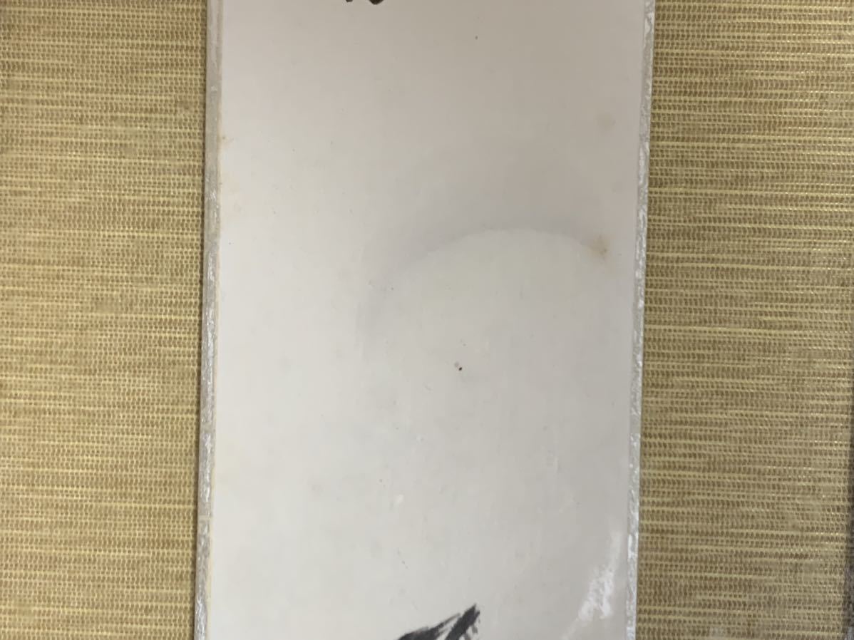 模写 久田宗也 尋牛斎 青嵐 月に不如帰 武藤彰画 紙本 短冊 額入 茶掛 