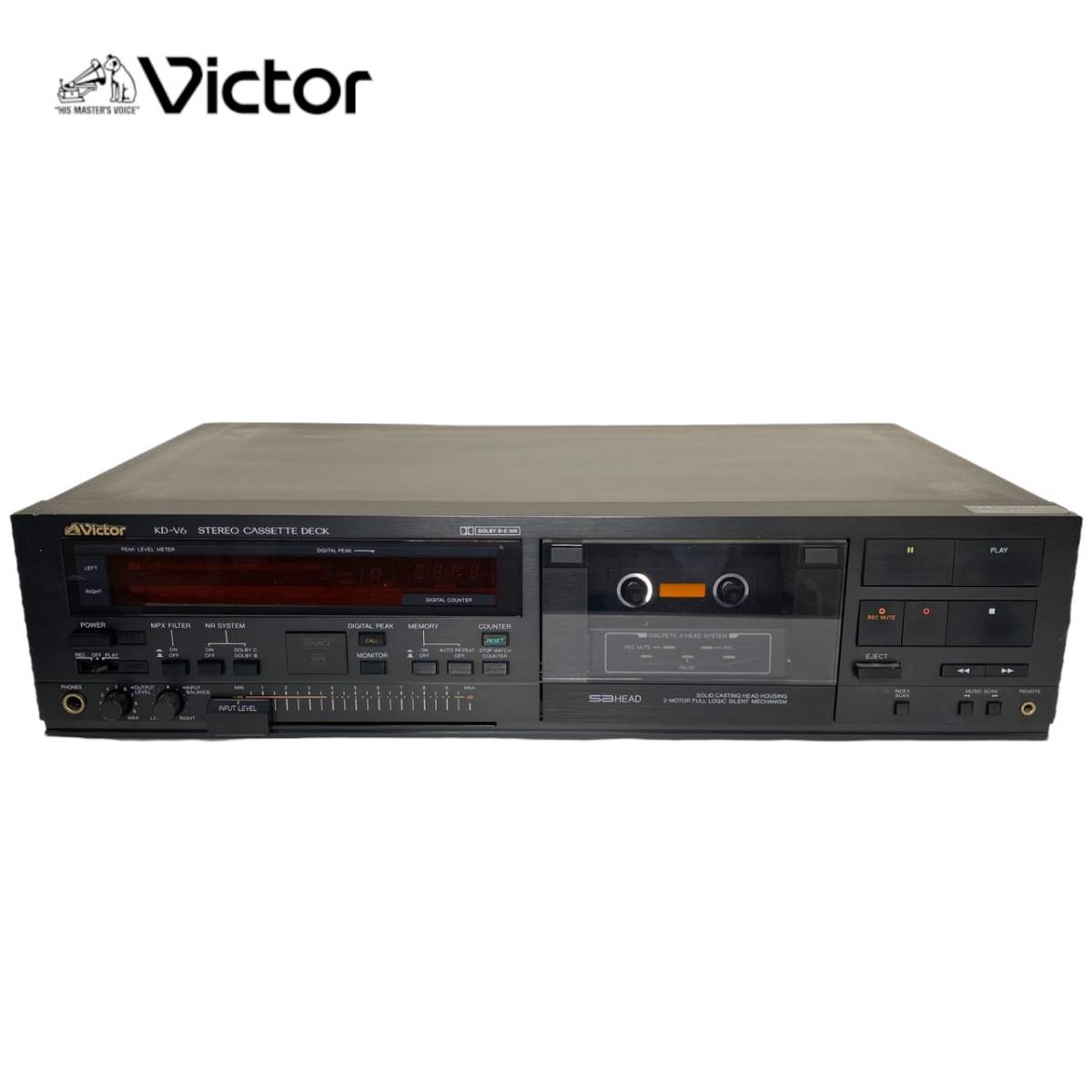 【希少】Victor KD-V6 ステレオカセットデッキ VICTOR ビクター ステレオカセットデッキ KD-V6 ジャンク Victor KD-V6