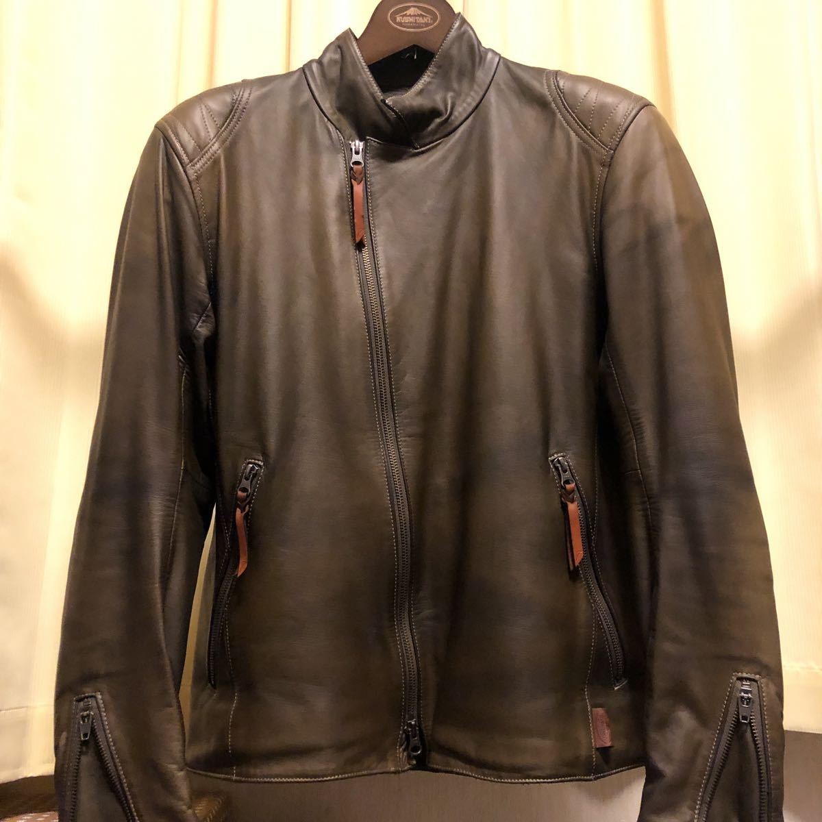 クシタニ レザージャケット アンフィニッシュドジャケットⅡ サイズLL