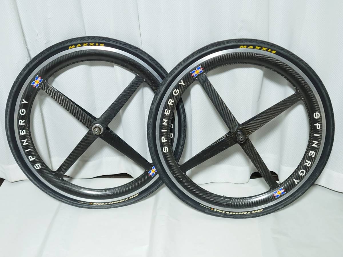 SPINERGY rev-X-roks カーボンホイール 前後セット ディスク/リムブレ 