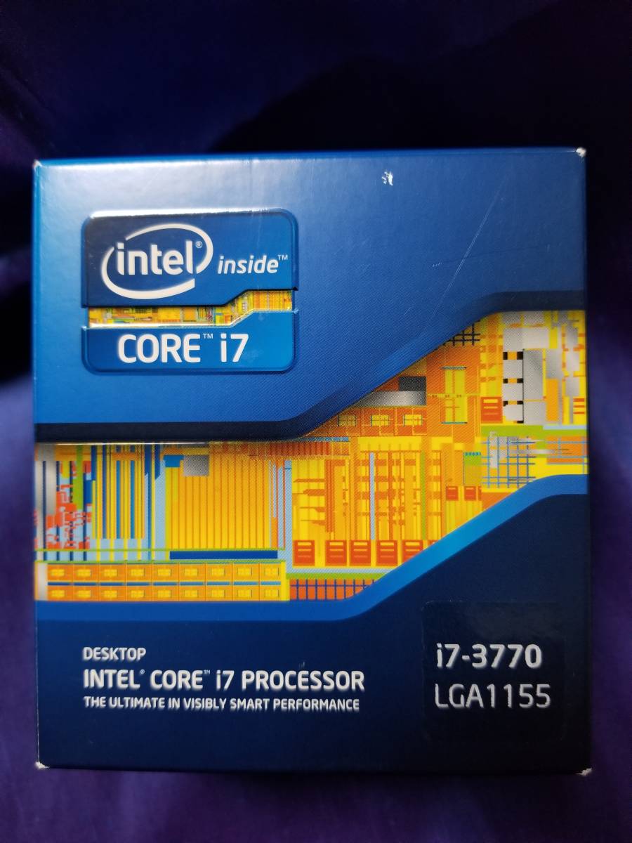 Intel CPU Core i7 3770 3.4GHz LGA1155 Ivy Bridge 【BOX】 Core