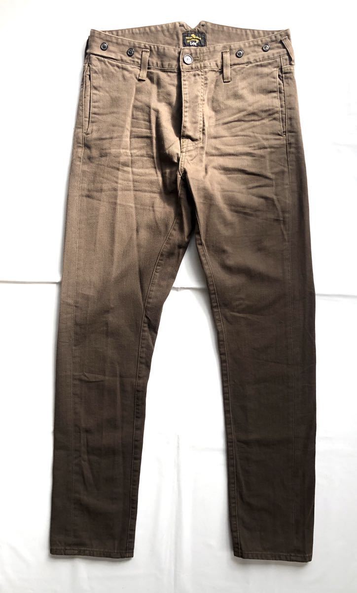 ヴィヴィアンウエストウッド×Lee コットンパンツ 薄ブラウン系 W30 メンズ