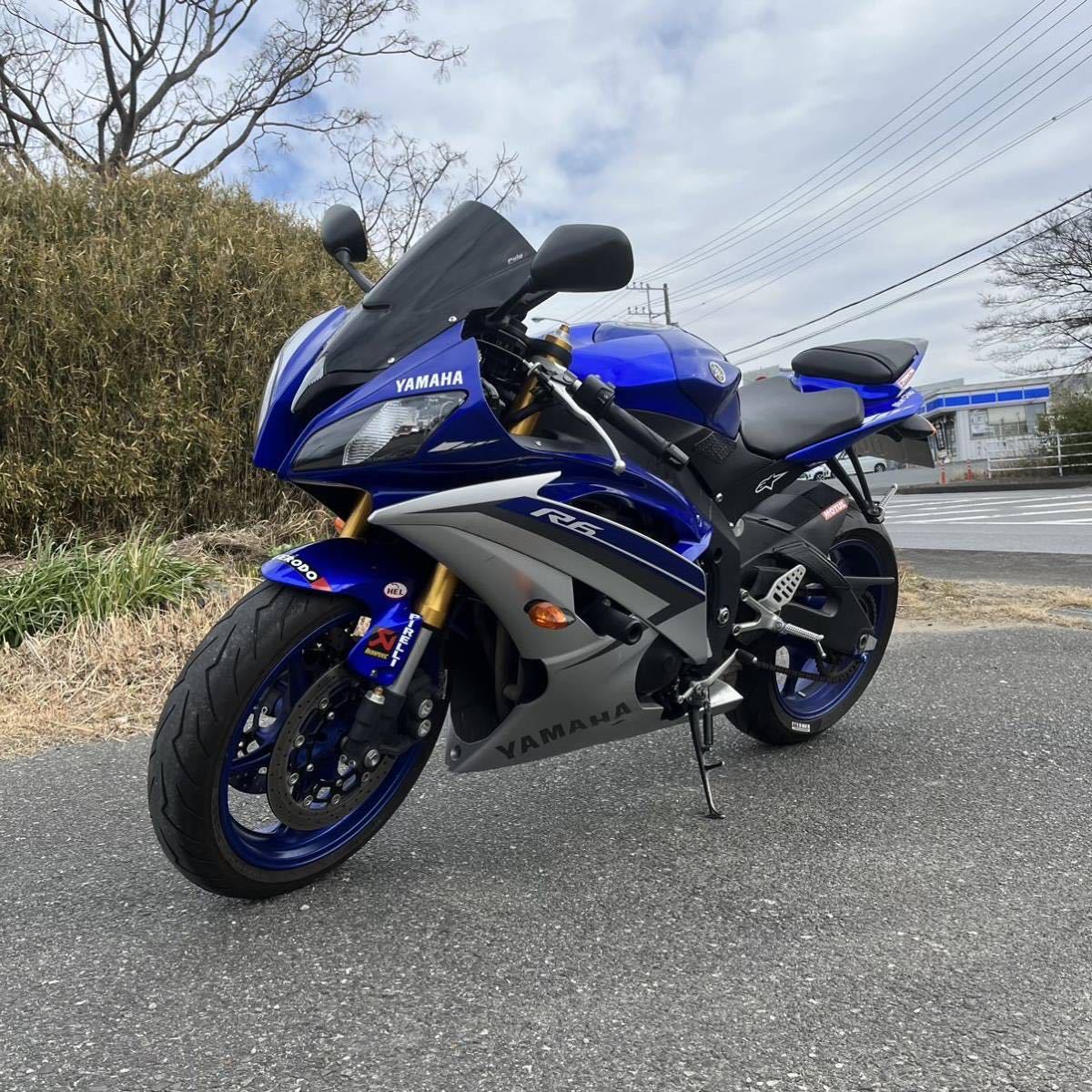 超低走行 YZF-R6 2CX (13S) 車検2年付 2015年式 タイヤバリ山 美車 CBR 