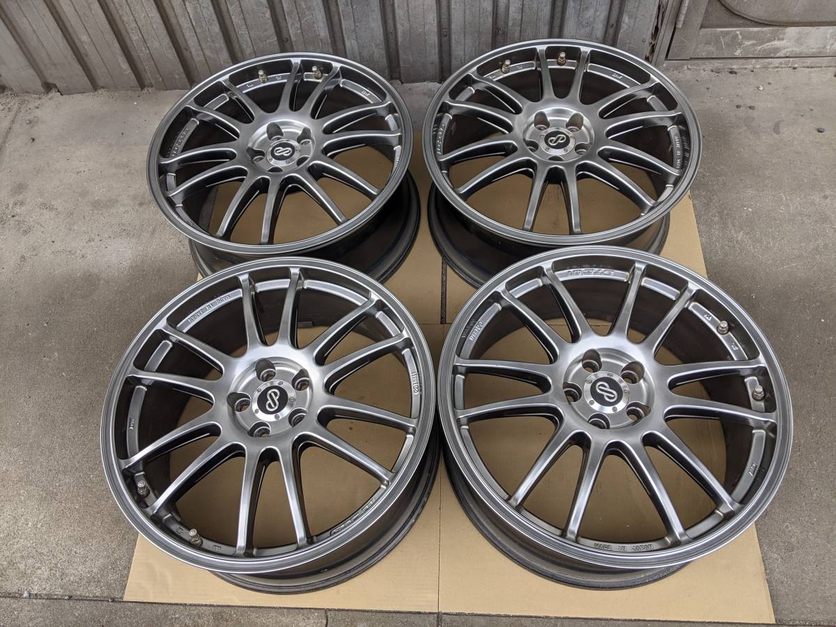 エンケイ　ＧＴＣ01　18インチ　7.5Ｊ+48　PCD100　5穴　4本　86　ＢＲＺ　プリウス　レガシィ
