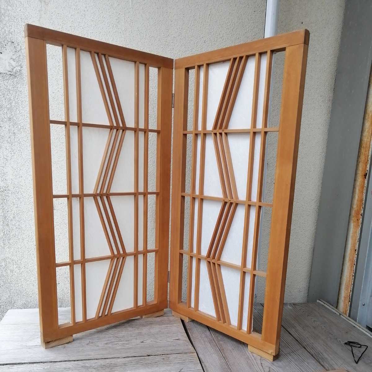 パーテーション 和風 屏風 完成品 3⁄4連 室内 衝立 パーティション