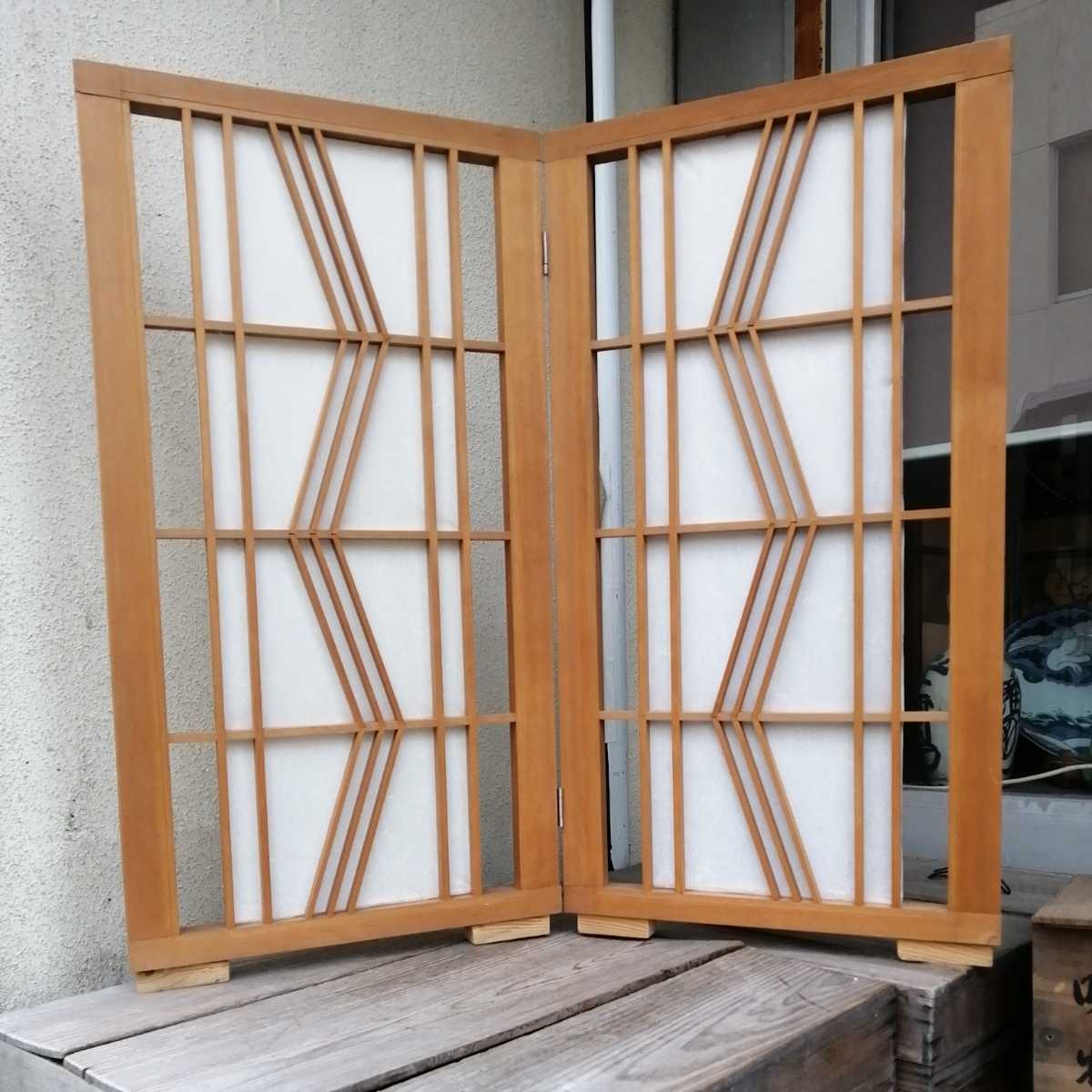 パーテーション 和風 屏風 完成品 3⁄4連 室内 衝立 パーティション