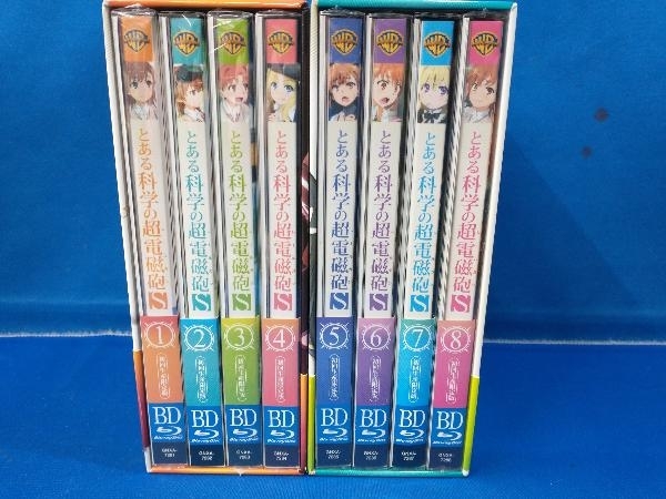 【一部未開封あり】【※※※】[全8巻セット]とある科学の超電磁砲 第1~8巻(初回限定版)(Blu-ray Disc) 収納BOX付き