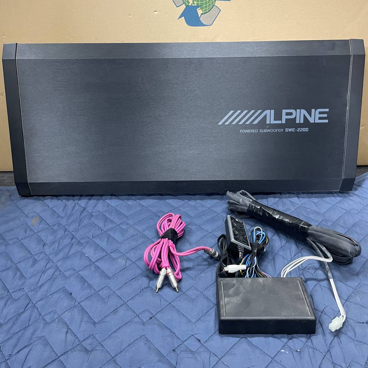 ☆ALPINE アルパイン サブウーハー SWE-2200☆020306R サブウーハーの
