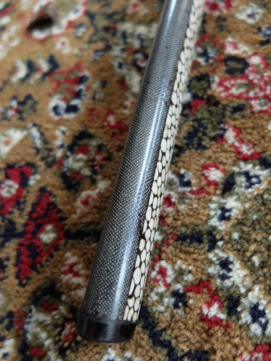 短刀の鞘と小柄 当時物 時代物 本格的な造りの短刀 鞘 螺鈿