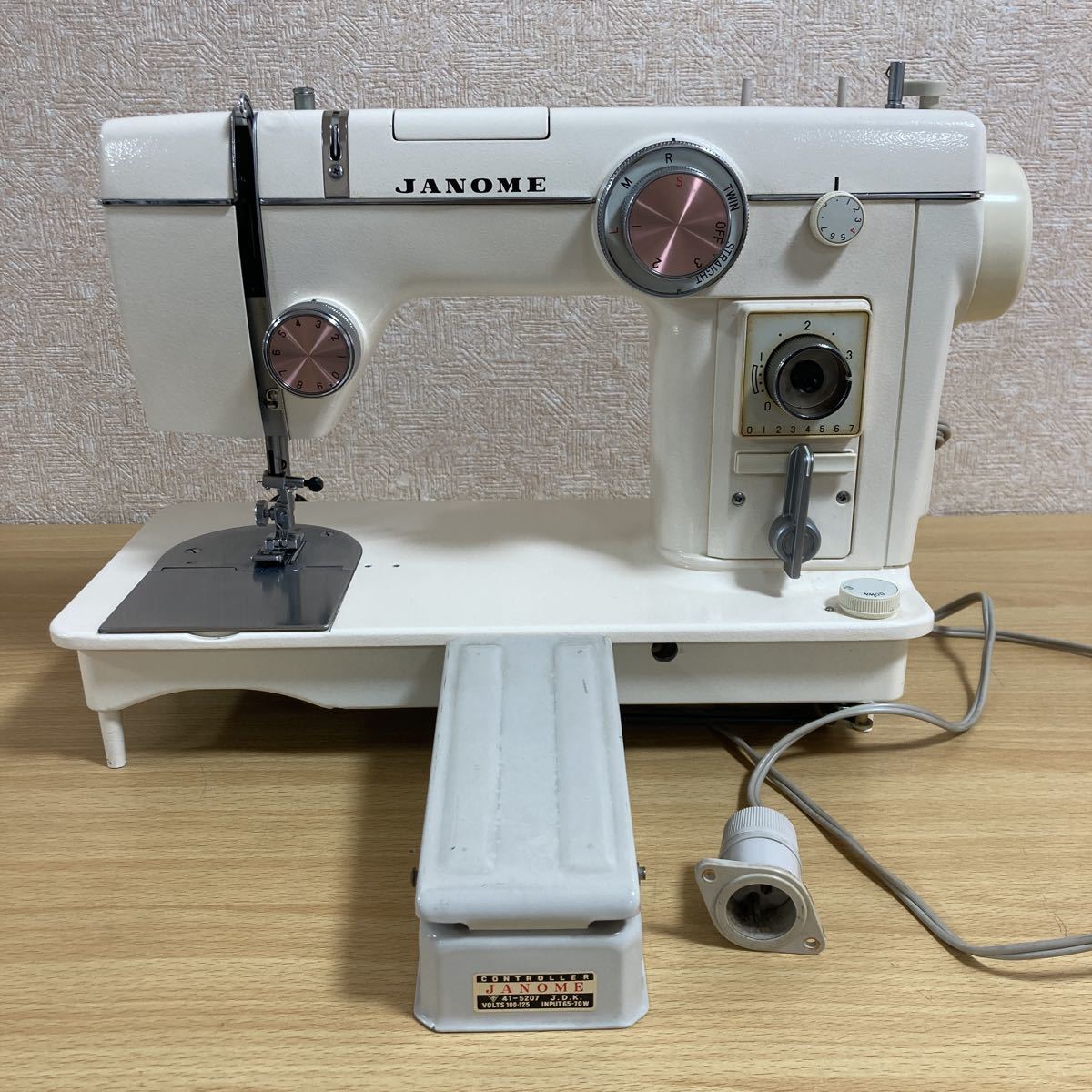 ジャノメ JANOME MODEL ミシン 0 - 説明書付き 中古品 足踏みミシン 1 