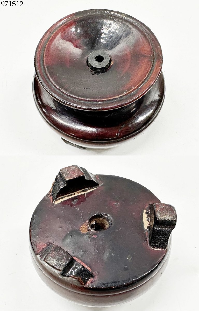 中古品】内画水晶玉 ガラス玉 鶴 中古品】内画水晶玉 ガラス玉 鶴