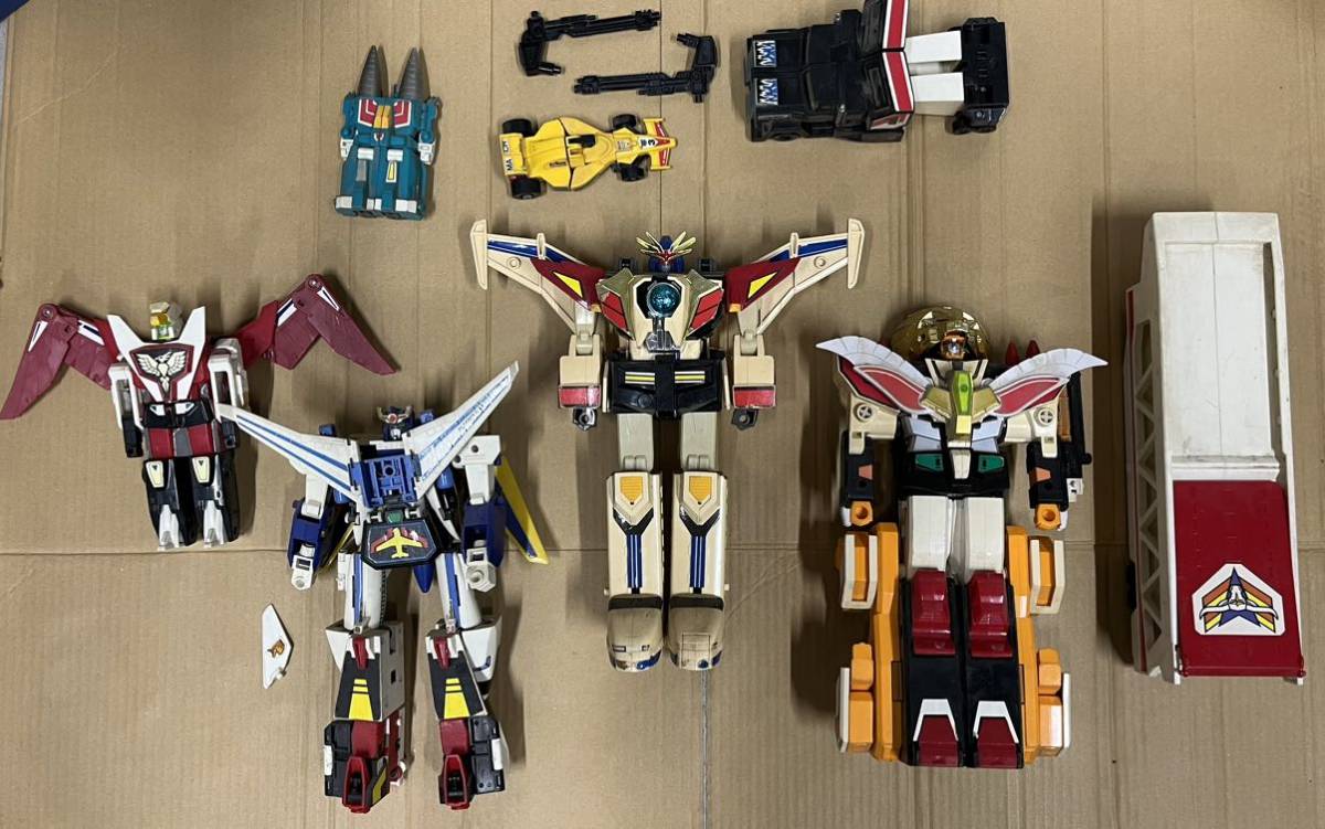 タカラ 伝説の勇者 ダ・ガーン　ガ・オーン ペガサスセイバー ランドバイソン ジャンク