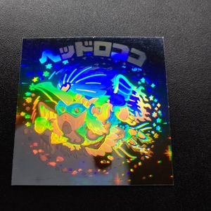 未封入！ 旧ビックリマンチョコシール ヘッドロココ 四角プリズム 