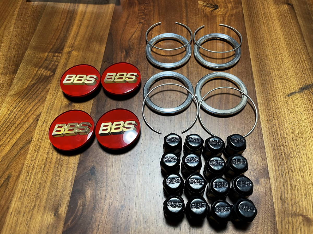 BBS センターキャップ 赤 アダプターリング 専用ナット 1.5 トヨタ 