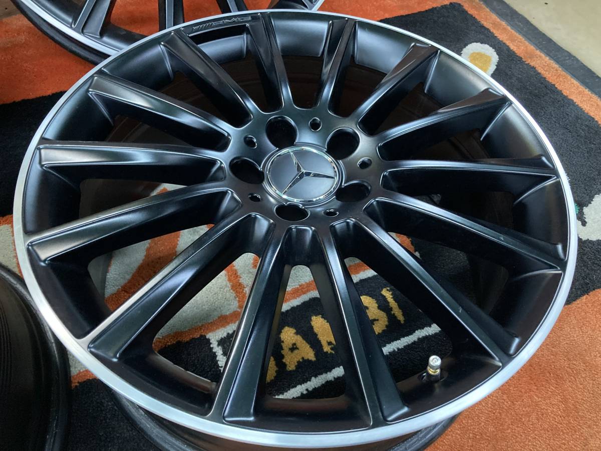 ［純正美品］ベンツ AMG w205 R19ホイール マルチスポーク ◇AMG W205 C43 後期 純正◇マルチスポーク 19インチ◇7.5J+33 8.5J+52