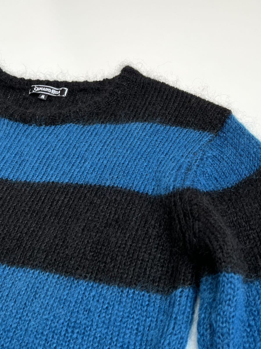 CAPTAINS HELM キャプテンズヘルム モヘア セーター 古着 グランジ CAPTAINS HELM モヘア セーター キャプテンズヘルム ボーダー ウール