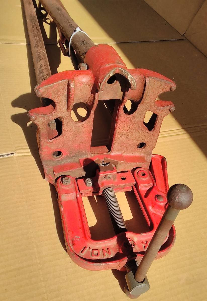 【REX】パイプベンダー　万力三脚付き　REX.NO1　中古品