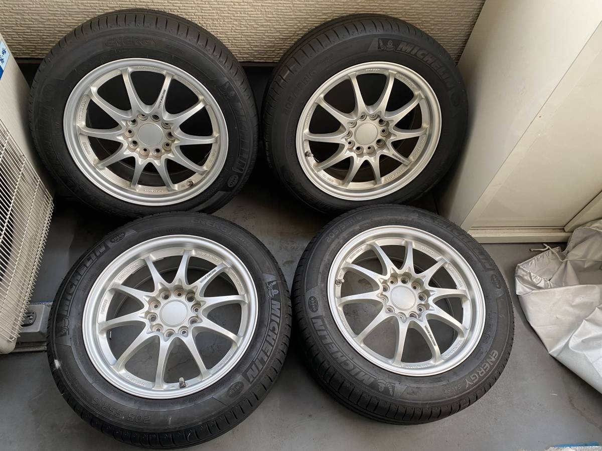 【豊富な，最新作】 RAYS レイズ CE28N 16インチ 7.0J ＋48 5穴 PCD:114.3 フラットセンターキャップ付 205/55R16 おまけ程度 4本セット(ラジアルタイヤ)｜売買されたオークション情報、yahooの商品情報をアーカイブ公開 - オ 5穴