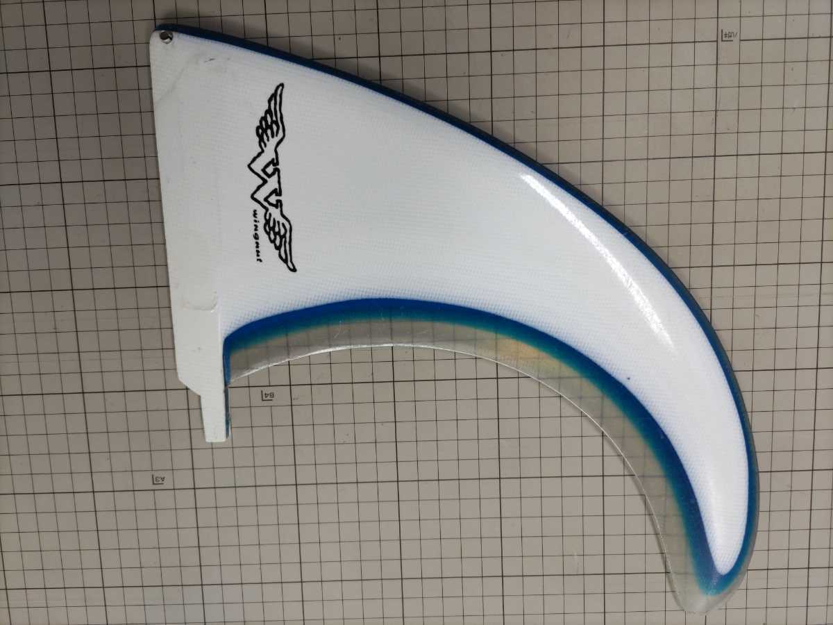 大型 ウイングナット シングル センター ボックス フィン ロングボード