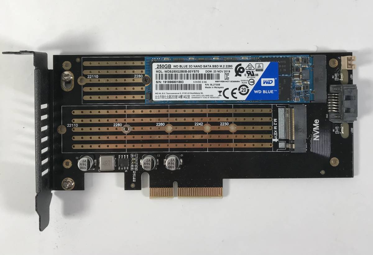 WesternDigital WD BLUE WDS500G2B0B 500GB M.2 SATA SSD 動作品 即決 