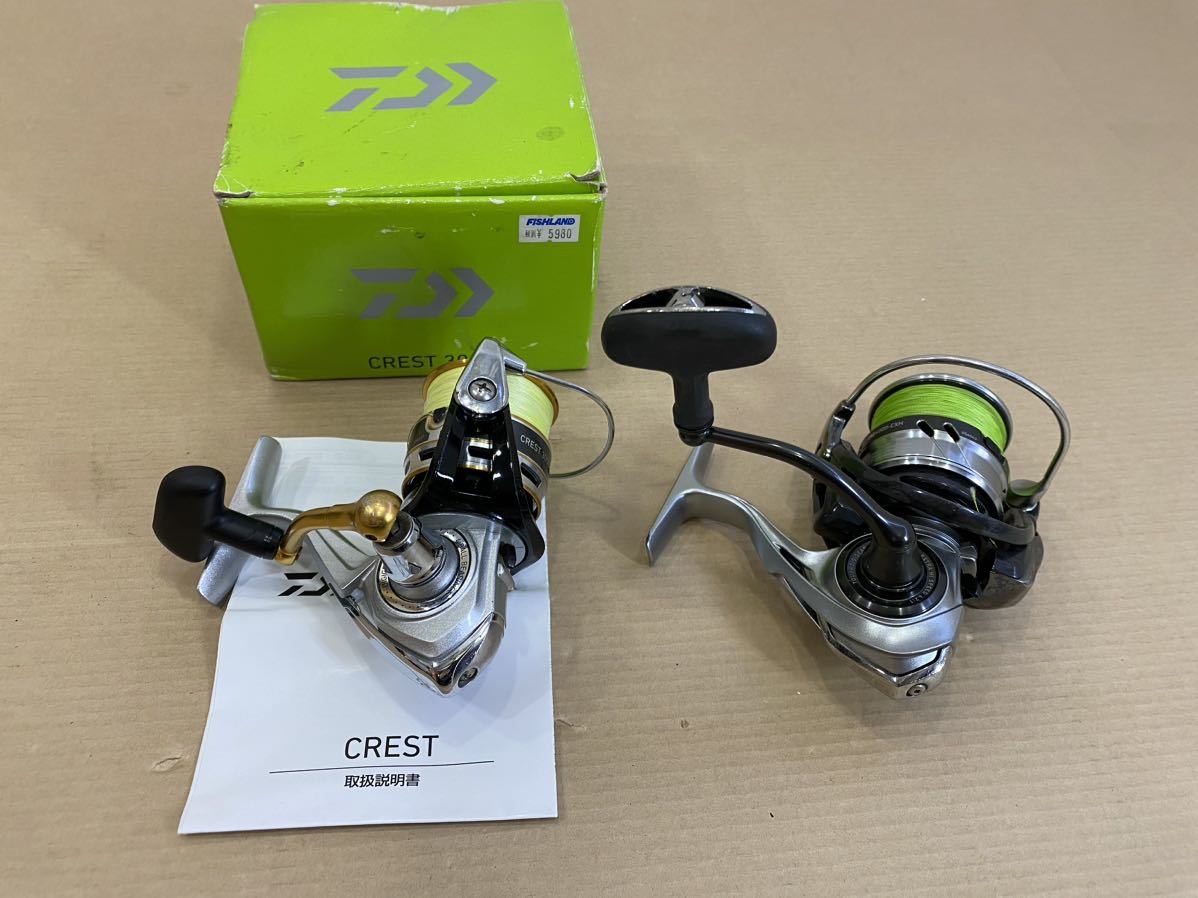 DAIWA CREST 3000 / ダイワ LT 4000-CXH スピニングリール 2点