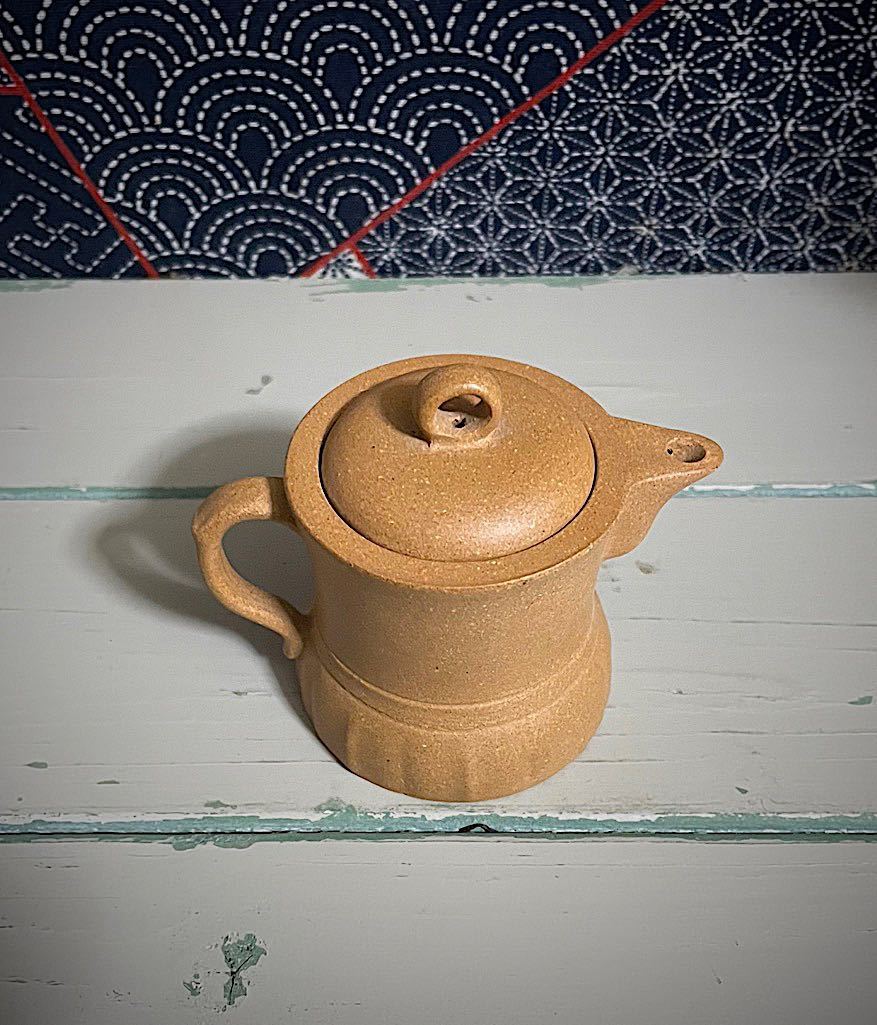 宜興　段泥　茶壺　急須　在銘　紫砂　朱泥　紫泥　茶道具_4