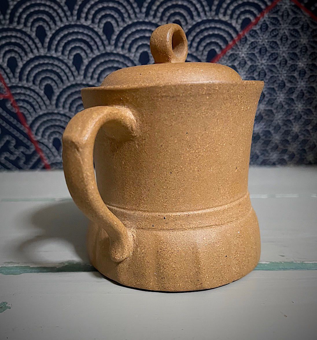 宜興　段泥　茶壺　急須　在銘　紫砂　朱泥　紫泥　茶道具_6