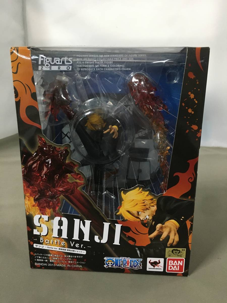 ■未開封 フィギュアーツZERO サンジ -Battle Ver. 悪魔風脚 画竜点睛ショット- ワンピース ONE PIECE　【23/0207/01