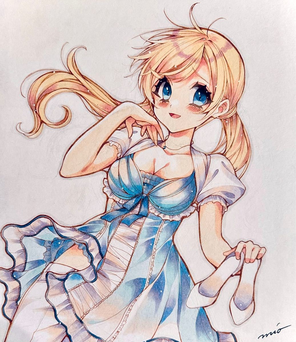 ウパパ オリジナル手描きイラスト原画 ウパパ オリジナル手描き