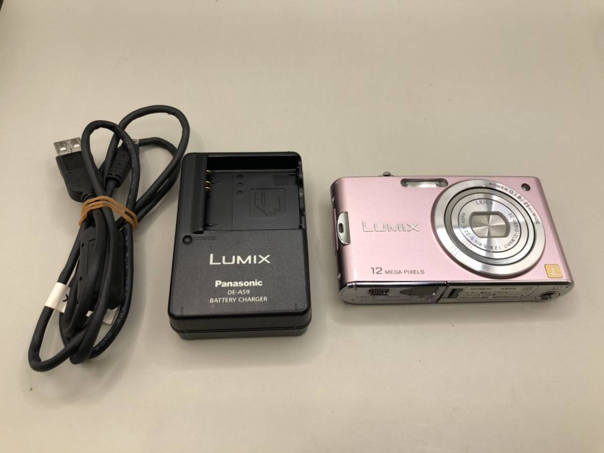 Panasonic LUMIX DMC-FX60 デジカメ 動作確認済 充電器付 青さま専用