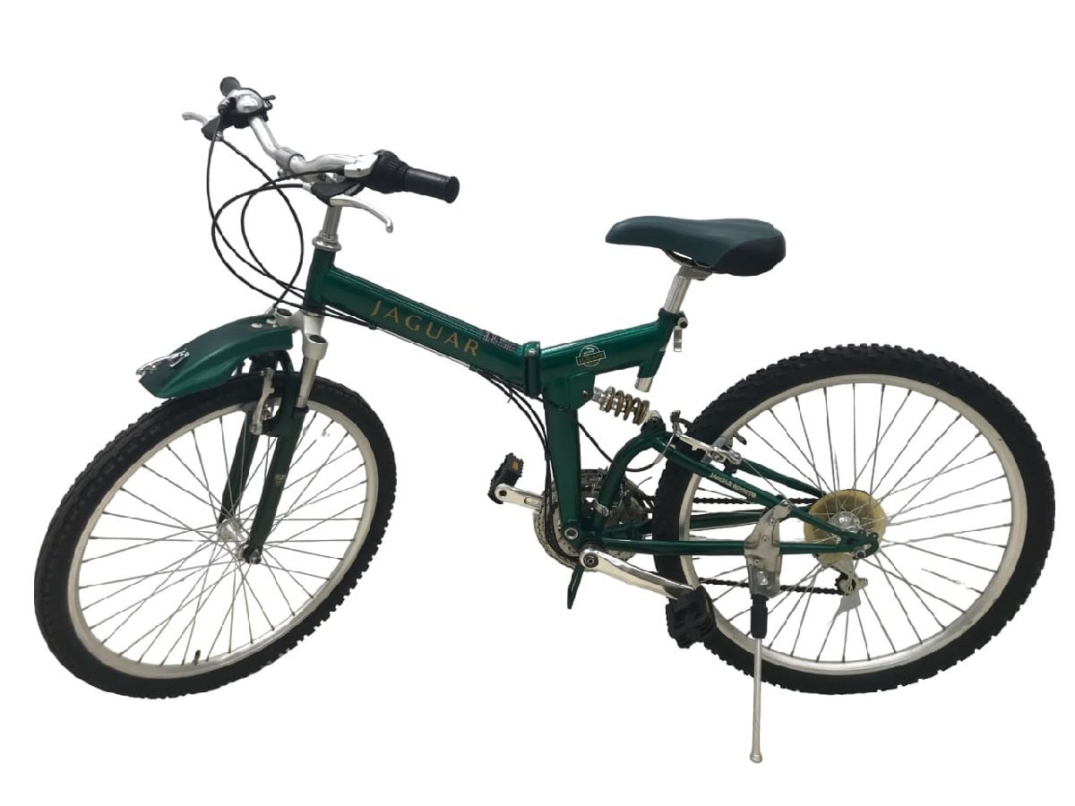 手渡し可 26インチ 折り畳み自転車 ジャガー 3×7 21段変速付 26×1.95