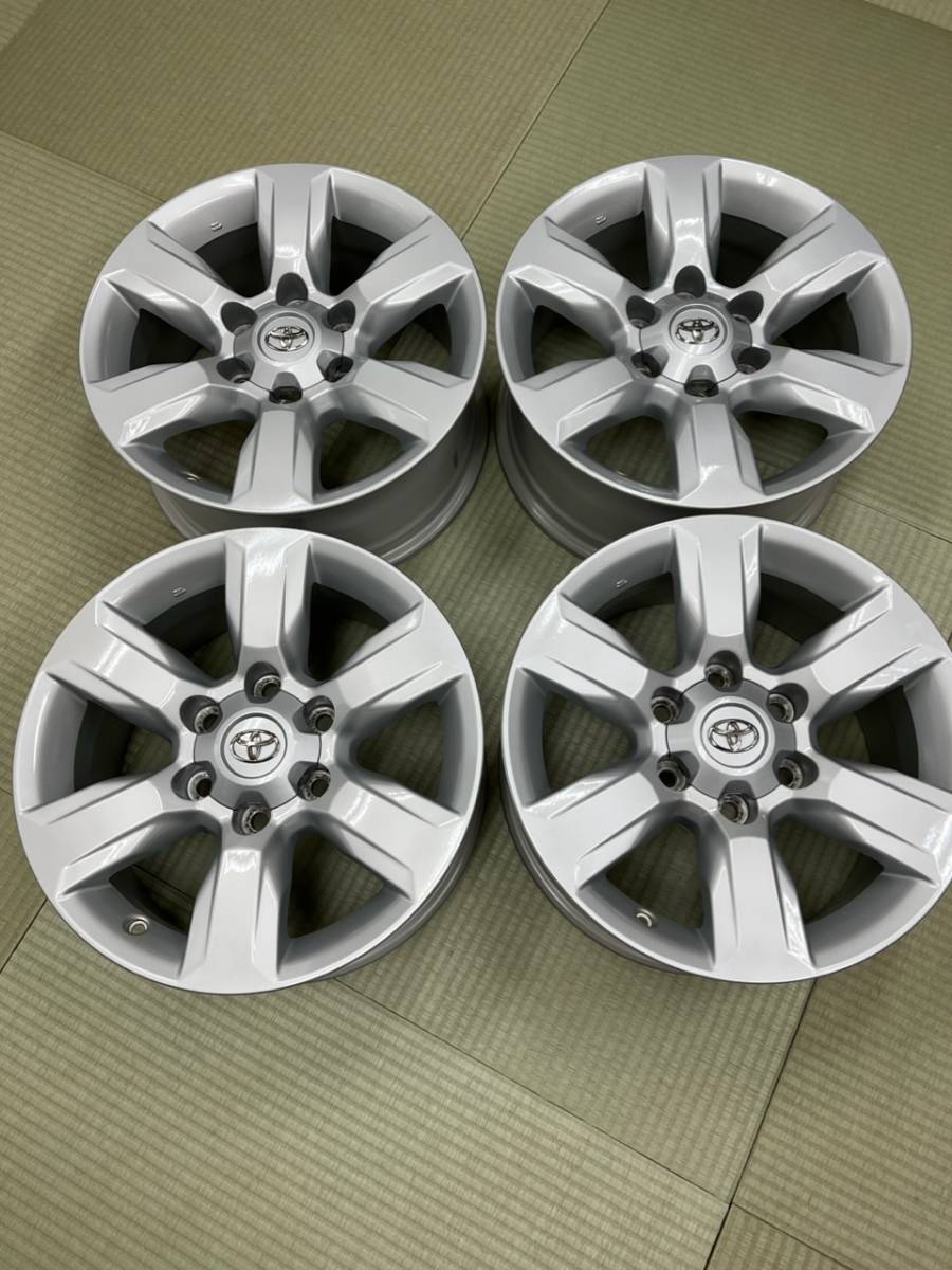 ハイエース200系 流用 プラド150系ホイール 中古品 4本セット