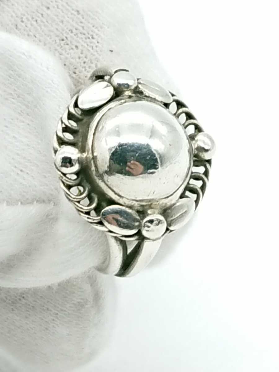 希少 ジョージジェンセン 1E シルバー リング 指輪