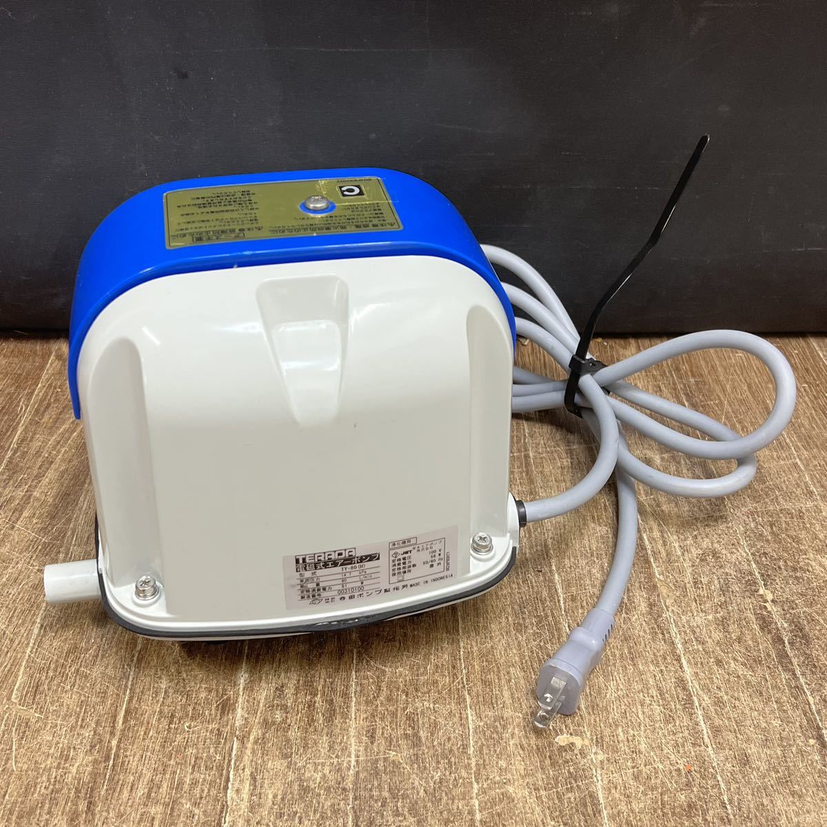 美品/2019年製■エアーポンプ 安永エアポンプ 浄化槽 電磁式 酸素供給 テラダ コンパクト ブロワポンプ TY-80 100V■兵庫県姫路市発④ H3