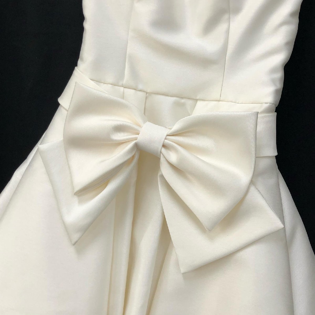 1円 ヴァンクオーレ VENT CUORE KOBE ウエディングドレス 7T ホワイト  