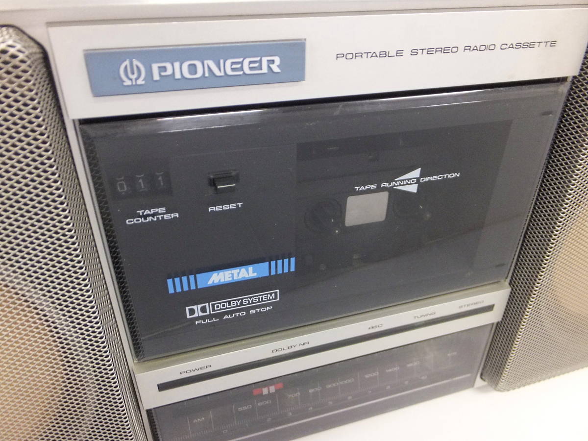 k521 完動品Pioneer SK-350 Runaway バブルラジカセ k521 完動品