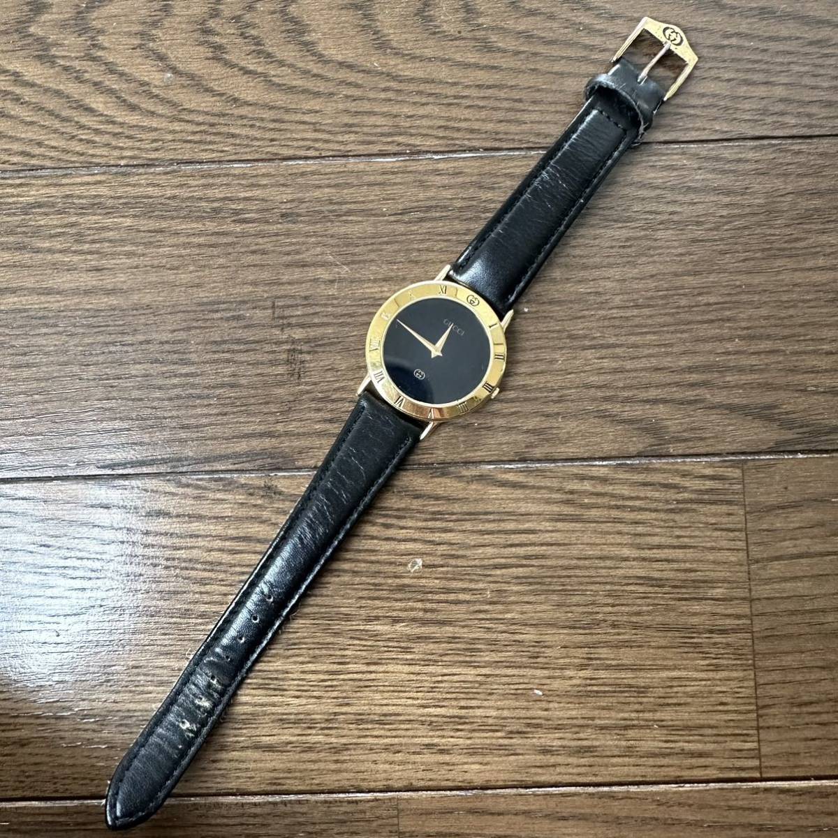 1円スタートGUCCI 1円 GUCCI グッチ メンズ クォーツ 腕時計 3000M 