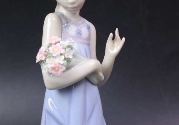 リアドロ 置物 5604 美品 LLADRO リヤドロ No.5604「春の訪れ