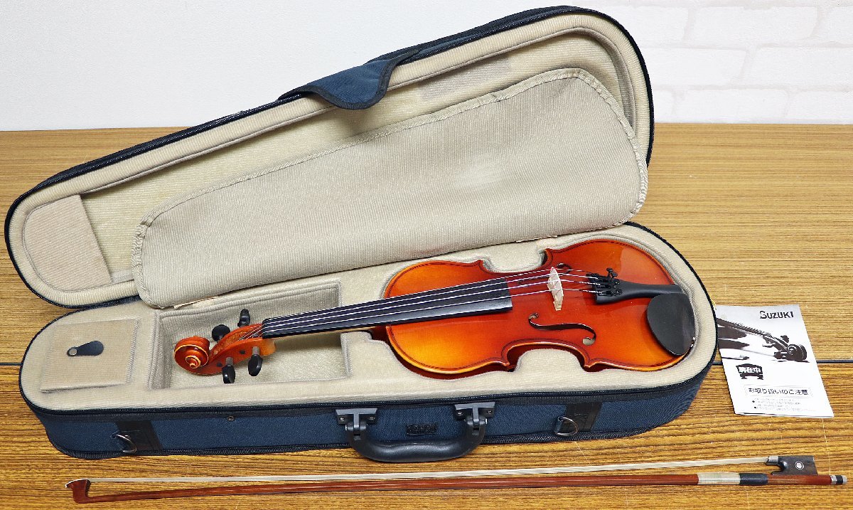 S◇中古品◇弦楽器 バイオリン No.230 SIZE 1/2 Anno 2011 SUZUKI/スズキ/鈴木バイオリン 弓/Johann Meinhold BNS/E ケースつき