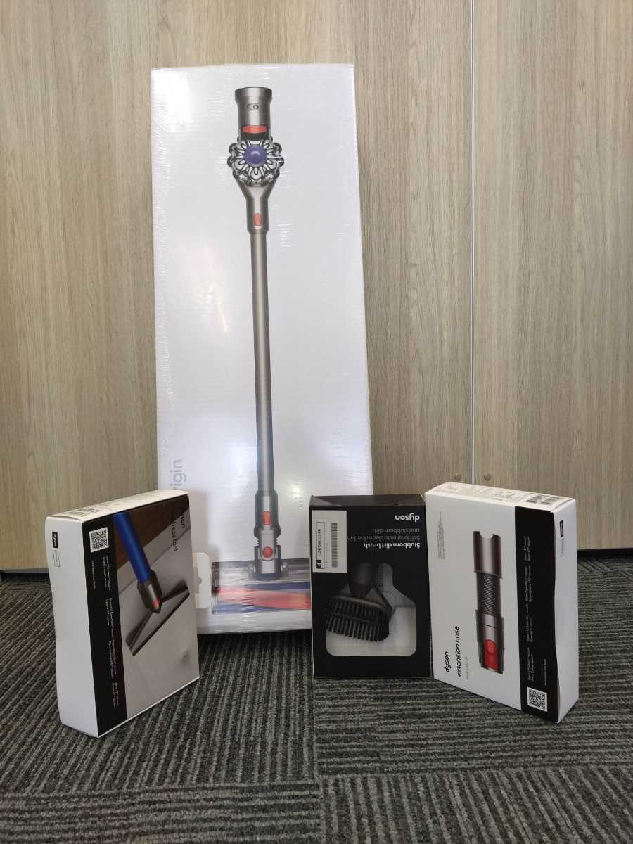 未使用未開封品　dyson v7 fluffy origin ダイソン　SV11 コードレスクリーナー　スティッククリーナー　TI　付属品3点含む　掃除機