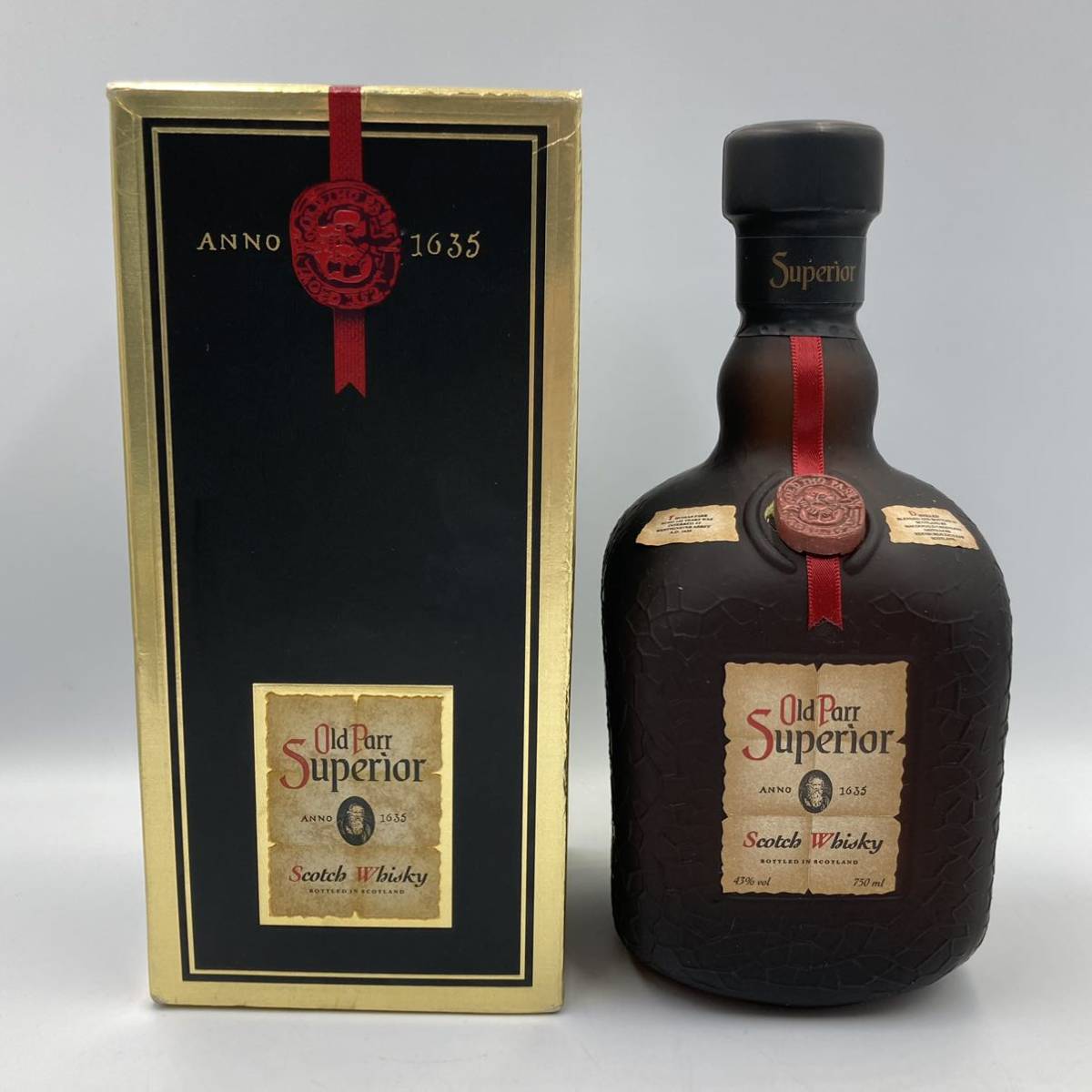 2.9 NG-t22★未開栓 オールドパー スーペリア★容量 750ml/アルコール分 43%/スコッチウイスキー/DA5 DC0