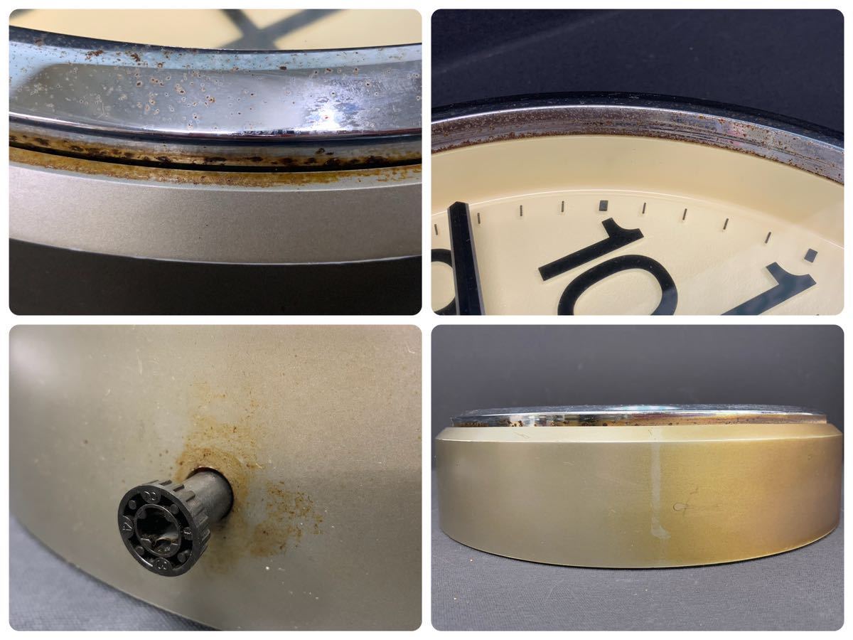 日立 クォーツ掛時計 DW-164形 オフィス用 Y□ HITACHI 日立 壁掛け時計 DW-164 日本製 アナログ クォーツ 昭和