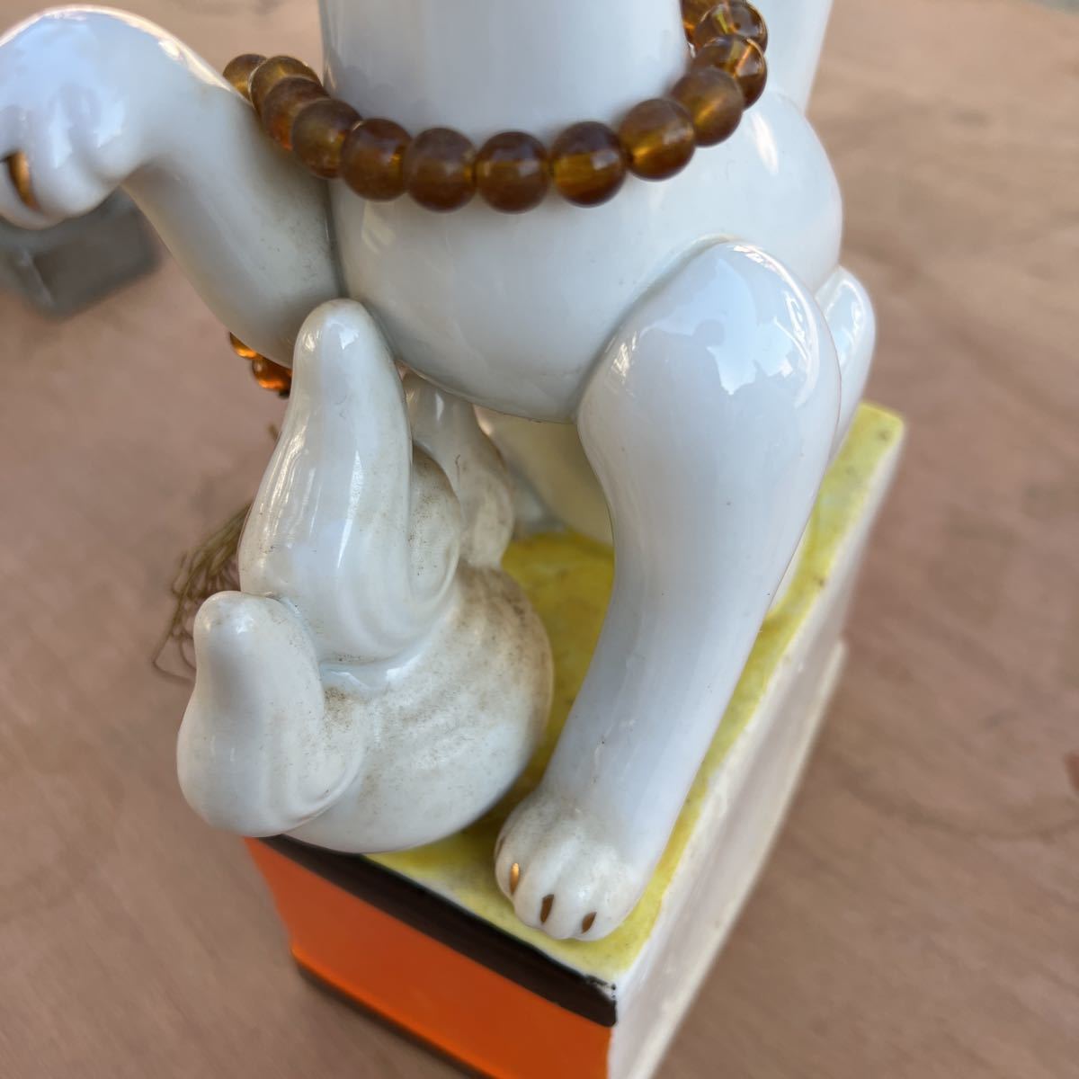 狐 キツネ 一対 お稲荷さん きつね お稲荷 お狐様 高さ30cm : サイズ