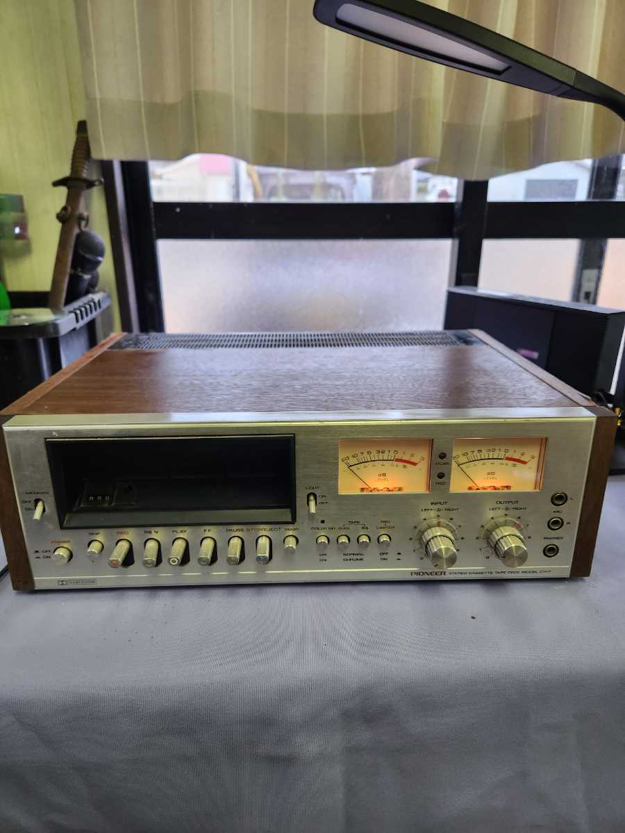 ☆秋セール☆パイオニア PIONEER CT-7 カセットデッキ【ジャンク】送料