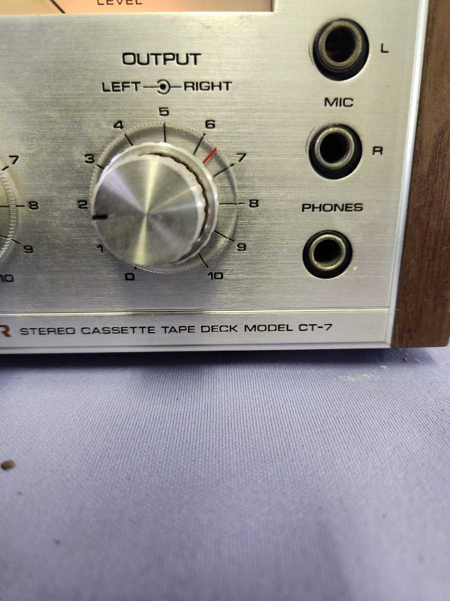 ◇ Pioneer CT-7 パイオニア カセットデッキ STEREO CASSETTE TEPE