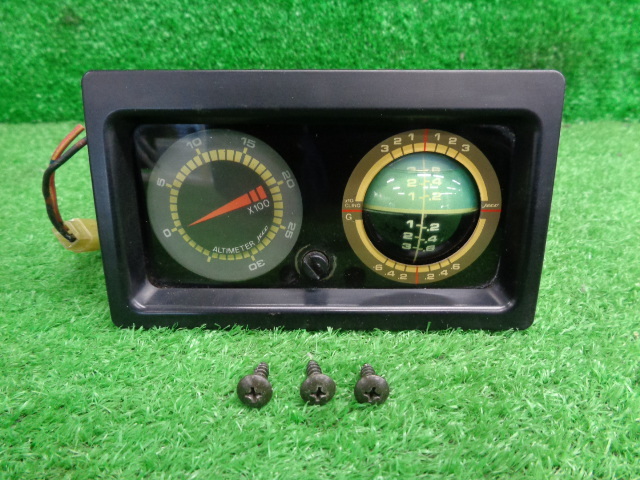 希少! 良品 JA11V ジム二ー 純正 オプション 傾斜計 高度計 コンパス