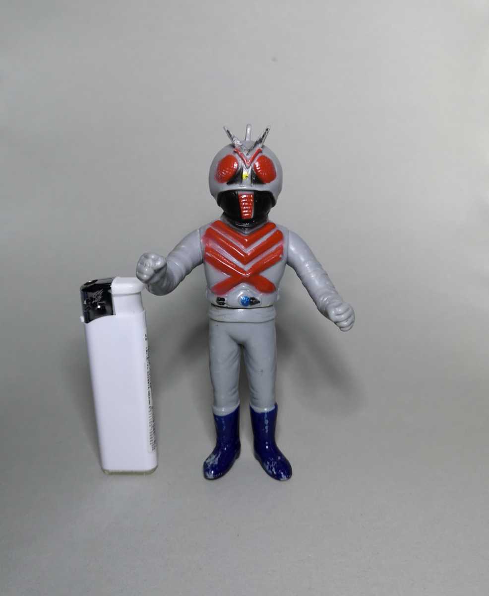 当時物 無版権 ソフビ 仮面ライダーX 昭和レトロ パチ物(ソフビ)｜売買 