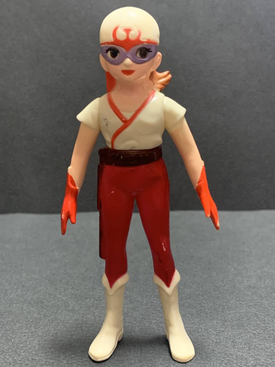 当時物 古い タカトク ゼンダマン 2号 さくらちゃん ミニ ソフビ 人形 